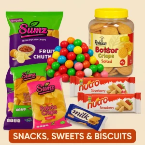 Snacks,Biscuits & Sweets